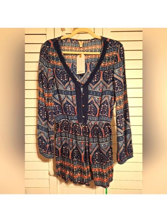 Roxy Pants - Roxy southwest print romper shorts NWT ptp 18"x30"L. 2.5 inseam